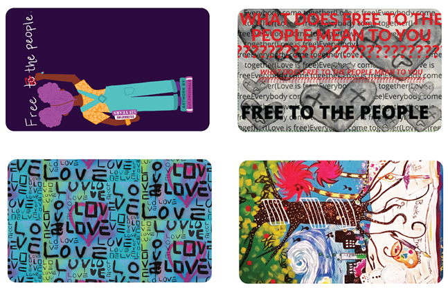 Carnegie Library of Pittsburgh commemorative cards by Takara Canty, Cue Perry, DS Kinsel, and Janel Young - CARNEGIE LIBRARY OF PITTSBURGH