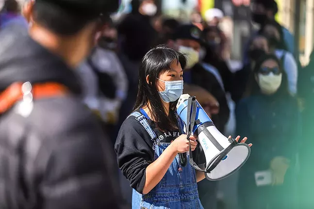 Stop Asian Hate protest against anti-Asian racism emphasizes love and solidarity in response to Atlanta shooting (11)