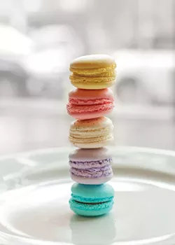 Bartram House: French Macarons from Bartram House Bakery and Café: Almond cookies with soft centers, filled with flavored ganaches - PHOTO BY VANESSA SONG