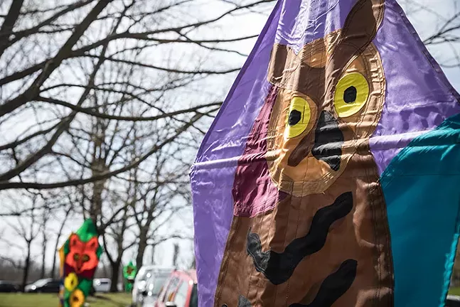 Birds and Kites in the Plaza - PHOTO: COURTESY OF PITTSBURGH PARKS