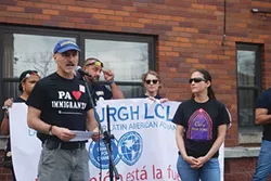 Guillermo Perez, of the Pittsburgh chapter of Labor Council for Latin American Advancement - PHOTO BY RYAN DETO