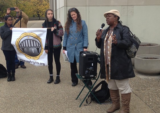 Affordable-housing advocates rally as part of international housing summit in Pittsburgh