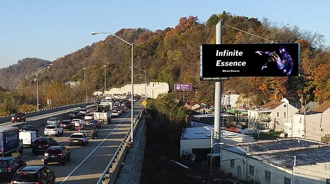 Infinite Essence: Celestial Liberation spreads empowering Black artwork on billboards throughout Pittsburgh