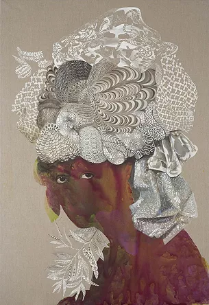 Firelei Báez's Sans-Souci (This threshold between a dematerialized and a historicized body) at The Andy Warhol Museum - PHOTO COURTESY OF THE PÉREZ ART MUSEUM MIAMI, MUSEUM PURCHASE WITH FUNDS PROVIDED BY LESLIE AND GREG FERRERO AND ROSE ELLEN MEYERHOFF GREENE