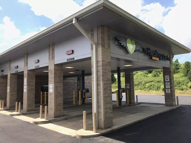 Drive through stations at The Healing Center's new medical marijuana dispensary in Robinson - PHOTO: COURTESY OF THE HEALING CENTER
