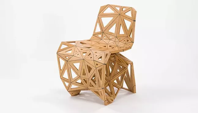 Polygon Makerchair by Joris Laarman, part of Extraordinary Ordinary Things at CMOA - PHOTO: COURTESY OF CMOA
