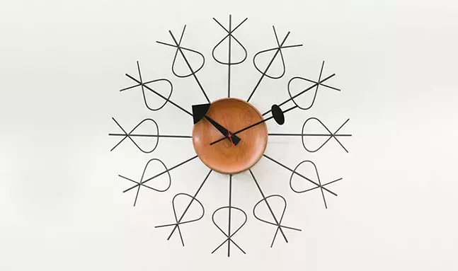 Pretzel wall clock designed by George Nelson for Howard Miller Clock Company, part of CMOA's extraordinary-Photo: Courtesy of CMOA