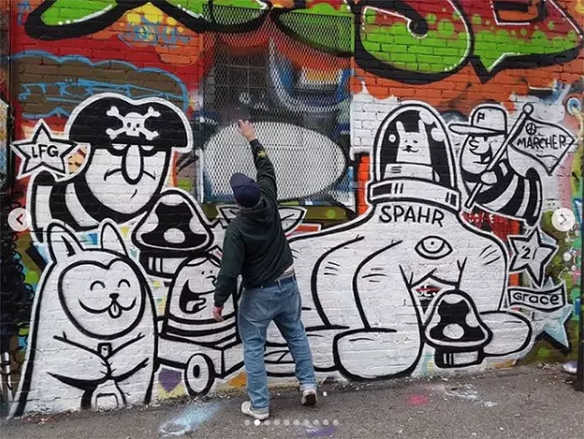 Who is Marcher Arrant and why did he walk all over Pittsburgh?