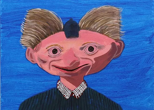 VaultArt Studio artist Darian Johnson turns beloved animation into grotesque paintings