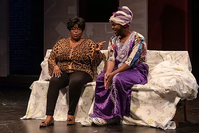 Cheryl El Walker as Glenda “Goodie” King and Malcolm McGraw as Bernard “Byrd” Fuller - PHOTO: RENEE ROSENSTEEL