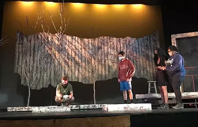 Rehearsals for Somewhere, presented by the Pitt Department of Theatre Arts - PHOTO COURTESY OF RICARDO VILA-ROGER