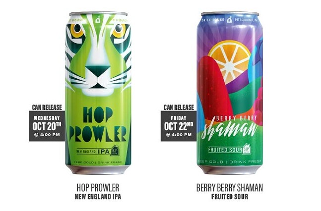 Hop Prowler and Berry Berry Shaman by Grist House Craft Brewery - IMAGE COURTESY OF GRIST HOUSE CRAFT BREWERY