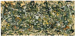 Jackson Pollock’s “Number 8, 1949.” - Collection Neuberger Museum of Art - PHOTO BY JIM FRANK, COURTESY OF AMERICAN FEDERATION OF ARTS