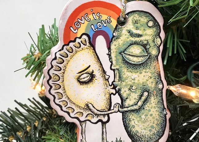 Locally made ornaments for Pittsburgh holiday trees
