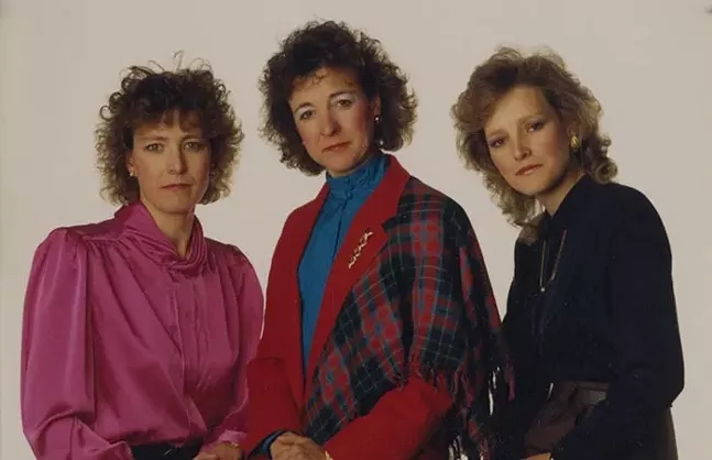 McGinnis Sisters Sharon Young, Bonnie Vello, and Noreen Campbell - IMAGE: COURTESY OF THE DETRE LIBRARY & ARCHIVES AT THE HEINZ HISTORY CENTER