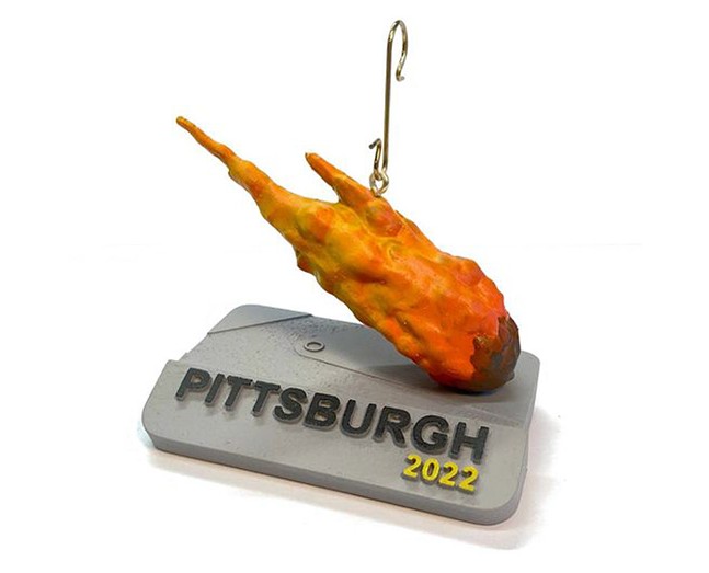 Pittsburgh meteor, "the greatest event of 2022," made into commemorative ornament (2)