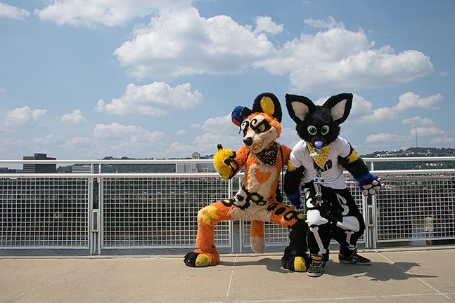 Furries at Anthrocon in Downtown Pittsburgh - CP PHOTO: MIKE SCHWARZ