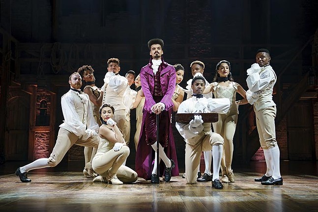 The cast of Hamilton - PHOTO: COURTESY OF PITTSBURGH CULTURAL TRUST