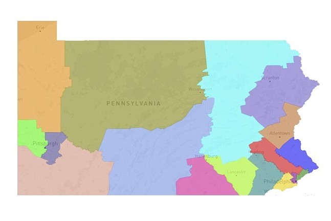 Gov. Tom Wolf’s proposed congressional redistricting plan