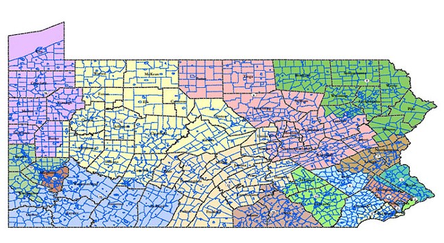 THE UPDATED PA. HOUSE CONGRESSIONAL MAP
