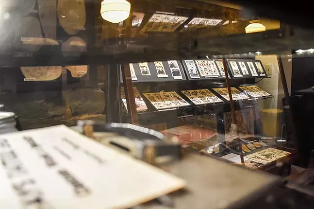 On Tattooing in Pittsburgh - Jill Krznaric started tattooing in McKeesport in 2001. Compared to other places she’s tattooed, she says the Pittsburgh tattoo community seems to have an uncommon camaraderie. “I was in Houston, and we had a tattoo shop across the street, and nobody talked to each other,” she says. - Both Krzniack and Nick Ackman, who run the Pittsburgh Tattoo Art Museum together, are especially excited for other local tattooers to visit the museum. “There are a lot of really talented people around here,” Krznaric says, “and there’s a lot of people that have been tattooing here for a long time.” - CP PHOTO: PAM SMITH