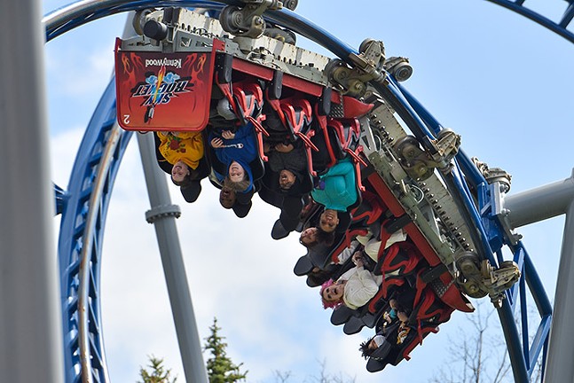Scenes from Kennywood's opening weekend on Sun., April 17 - CP PHOTO: PAM SMITH