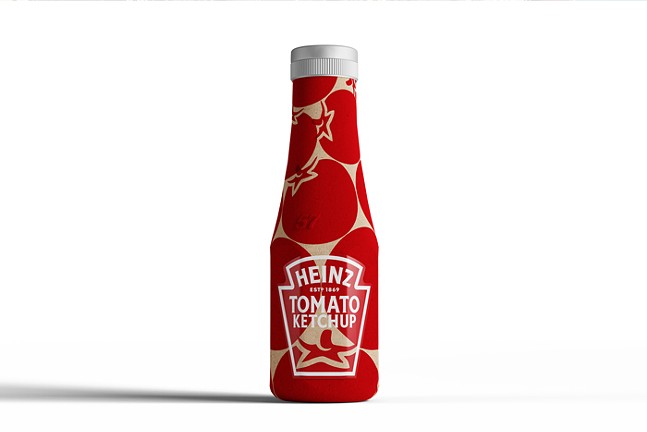 Concept for Heinz ketchup bottle made from 100% wood pulp - PHOTO: COURTESY OF KRAFT HEINZ