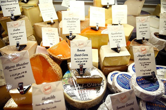 Various cheeses at Chantal's Cheese Shop - CP PHOTO: JARED WICKERHAM
