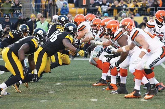 The Pittsburgh Steelers faced off against the Cleveland Browns on Jan. 1, 2017. (The Steelers won that game 27-24.) - CP PHOTO BY LUKE THOR TRAVIS