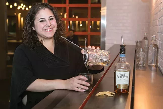 Federal Galley’s bar manager Cat Cannon prepares a Turon Saba Old Fashioned - CP PHOTO BY JOHN COLOMBO
