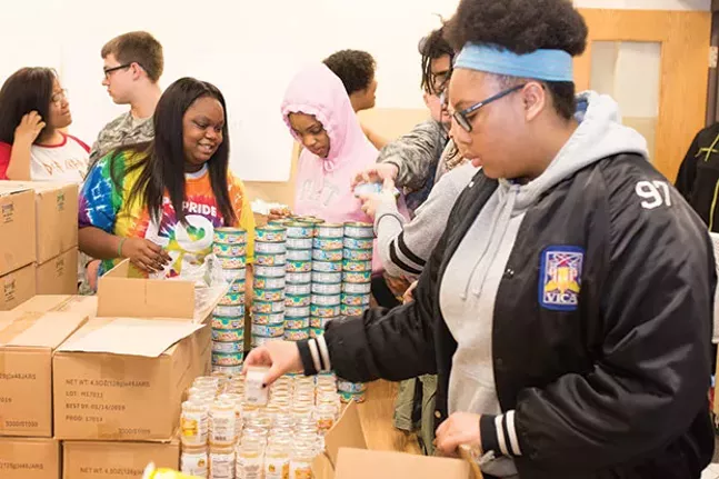 Perry High School Raises Money For In School Food Pantry