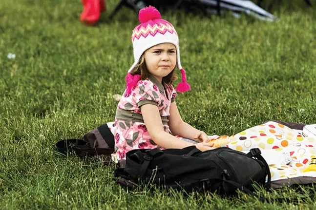 Dining on the grass at Point State Park during Three Rivers Arts Festival - CP PHOTO BY LUKE THOR TRAVIS