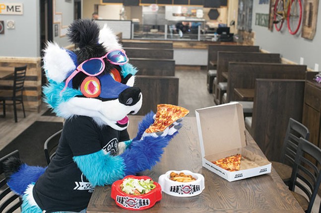 Pittsburgh furry Rika in Pizza Parma’s Furryland - CP PHOTO BY JOHN COLOMBO