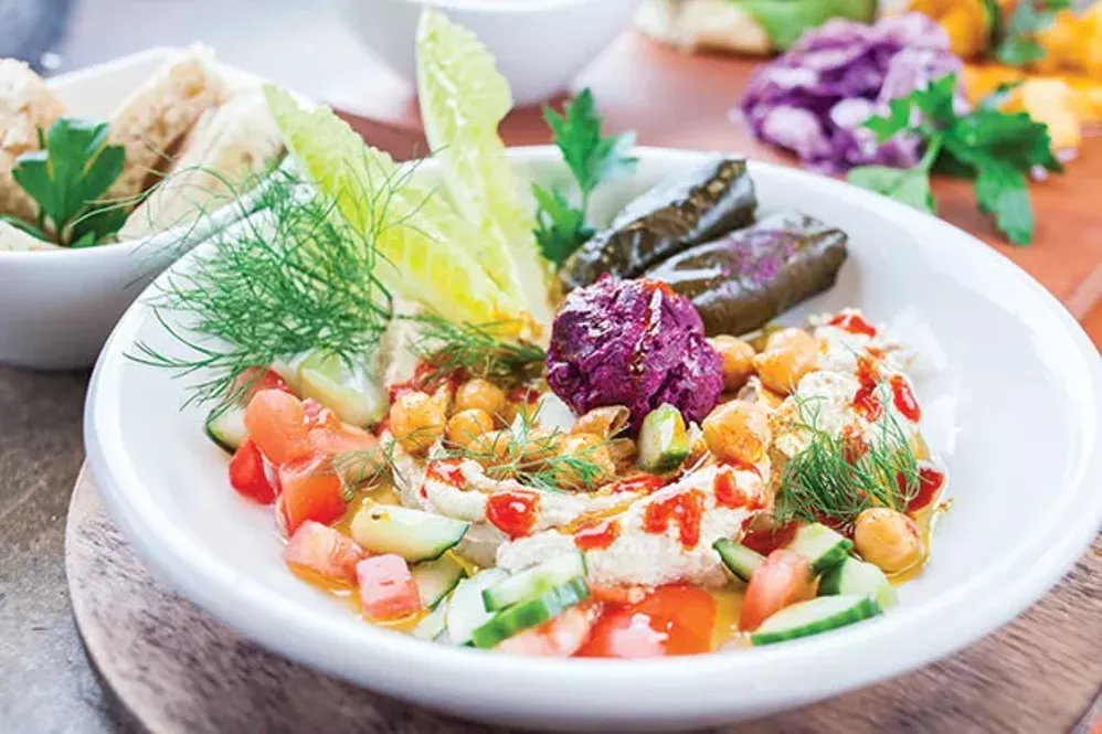 Eigh Café In Squirrel Hill Offers A Unique Menu Of Memorable Dizengoff Hummus Platter