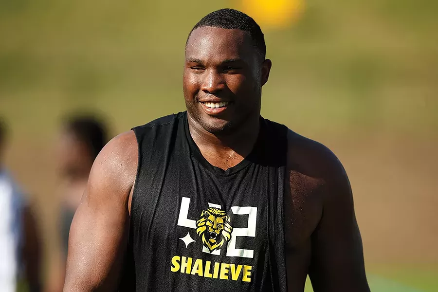 Stephon Tuitt - CP PHOTO: JARED WICKERHAM