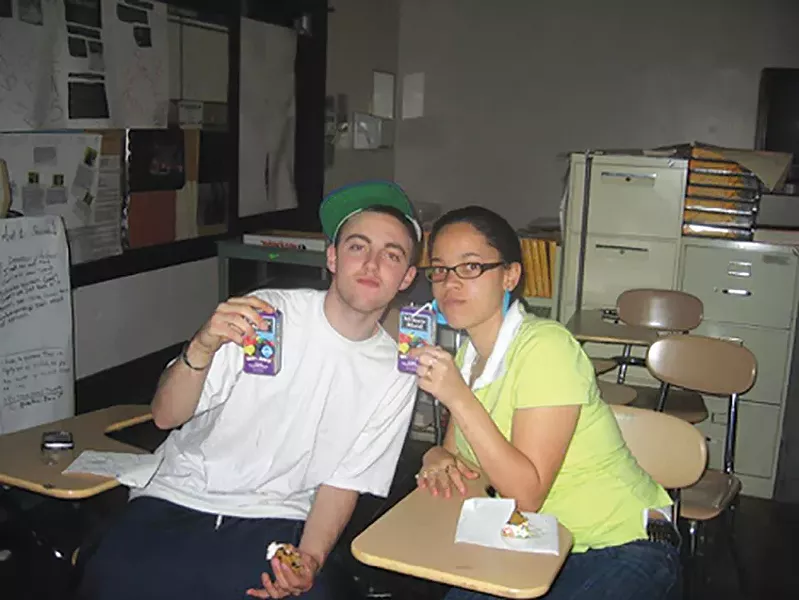 Apple juice and cookies with Mac Miller at Taylor Allderdice - PHOTO: KIMBERLY MCDONALD