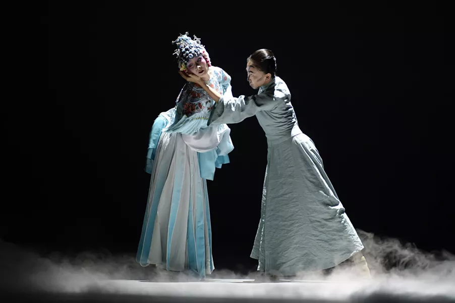 Yabin Wang (left) in The Moon Opera - PHOTO: WANG NING