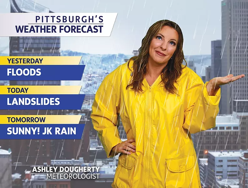 WTAE meteorologist Ashley Dougherty - CP PHOTO BY JARED WICKERHAM