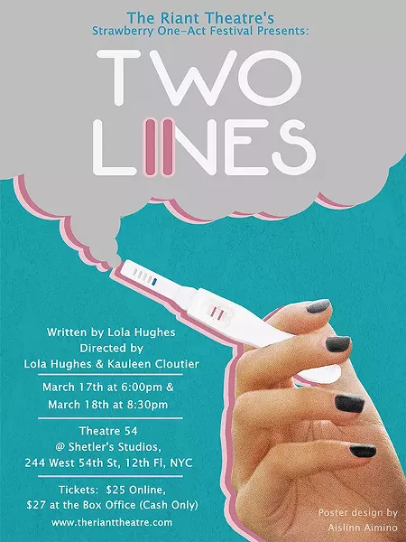 Cap: Two Lines by Lola Hughes - POSTER: AISLINN AIMINO