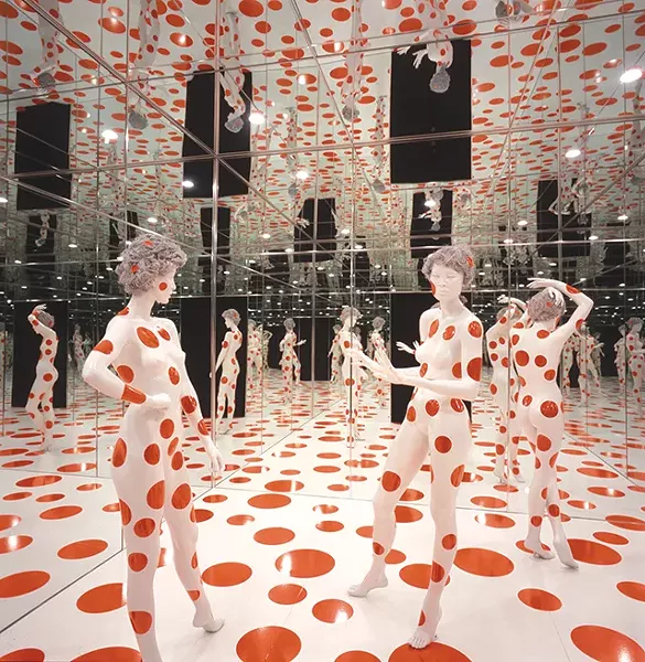 Yayoi Kusami’s Repetitive Vision, a popular Mattress Factory installation - PHOTO: MATTRESS FACTORY