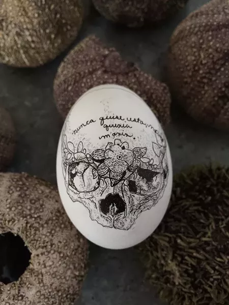 A piece from the Gifted Egg Project - ANA ARMENGOD