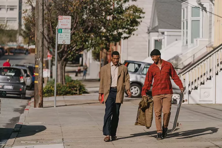 Jonathan Majors and Jimmie Fails in The Last Black Man in San Francisco - PETER PRATO/A24
