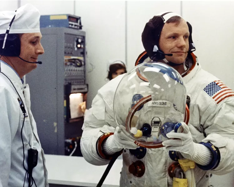 Neil Armstrong prepares for Apollo 11 - NASA
