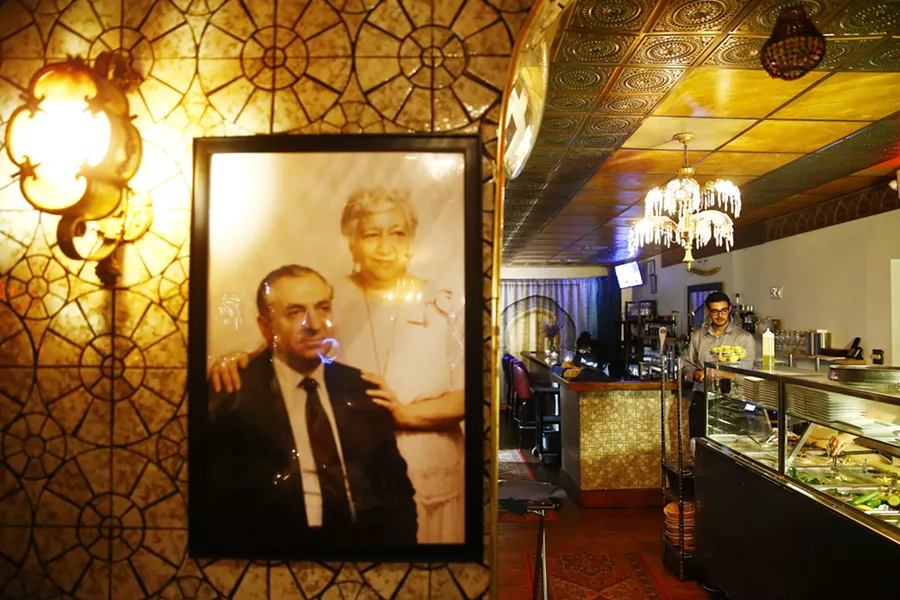 A photo of the founders of Khalil's restaurant, Mikhail and Agnes Khalil - CP PHOTO: JARED WICKERHAM