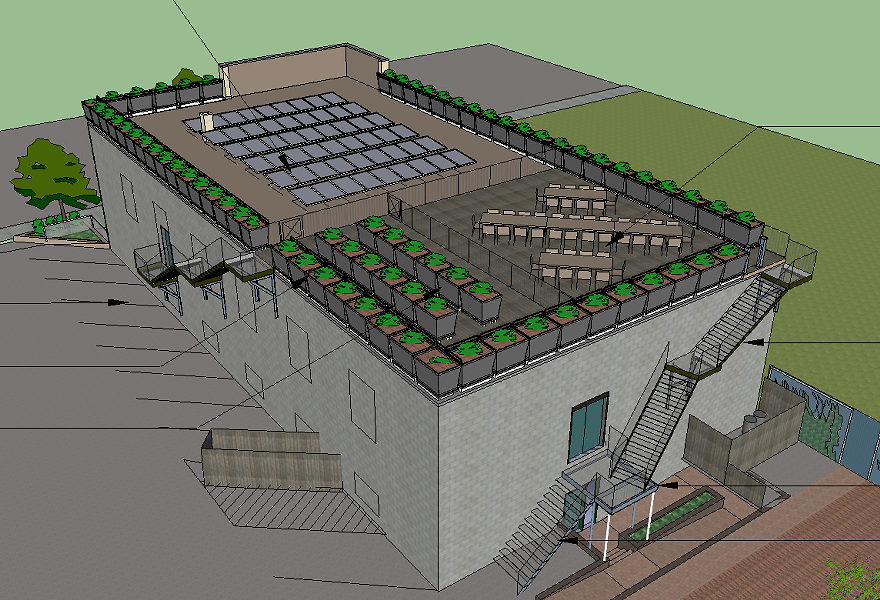 Rendering of Spirit's Rooftop Garden project - PHOTO: SPIRIT