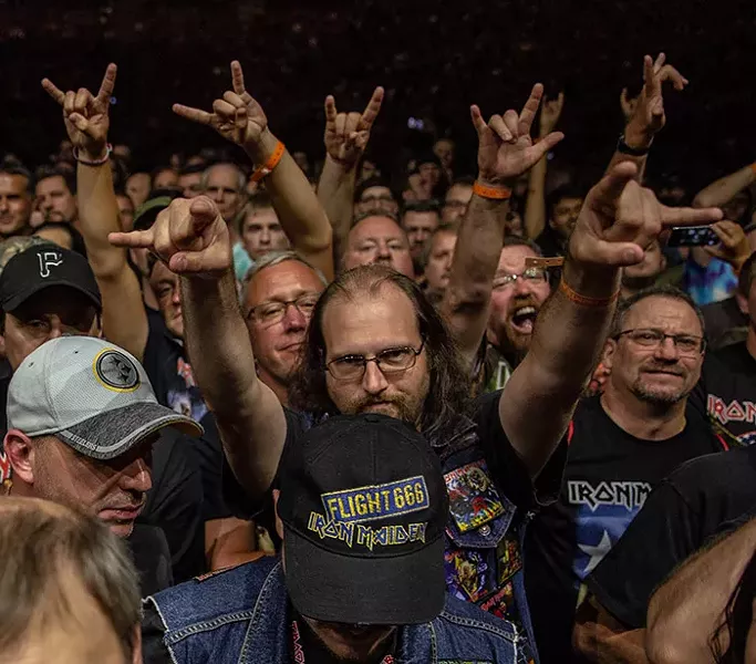 Iron Maiden at PPG Paints Arena - CP PHOTO: MIKE PAPARIELLA