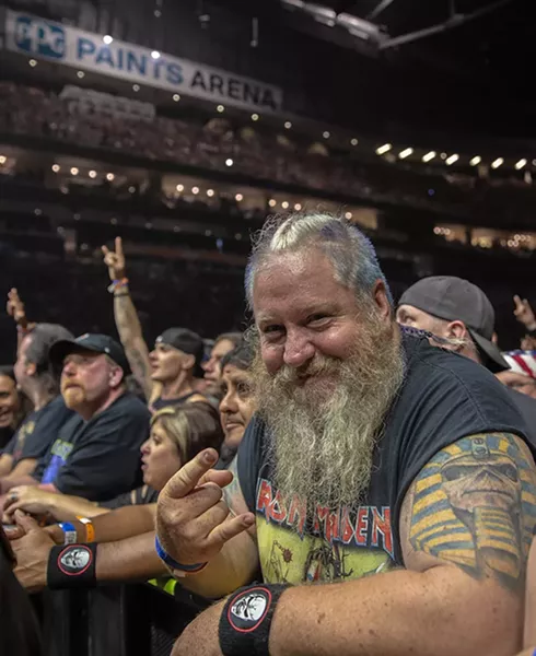Iron Maiden at PPG Paints Arena - CP PHOTO: MIKE PAPARIELLA