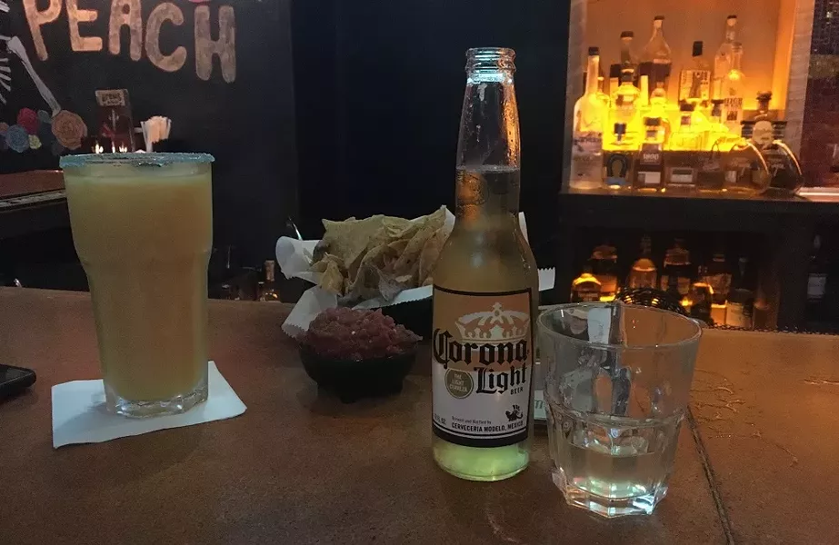 Corona Light and Sauza tequila at Mad Mex - CP PHOTO: AMANDA WALTZ
