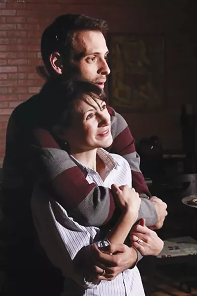 Shaun Cameron Hall and Erika Cuenca in Scared of Sarah, at Off the Wall
