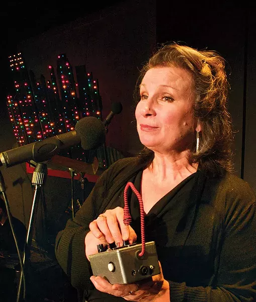 Sheila McKenna in Yinz’r Scrooged, at Bricolage - PHOTO COURTESY OF TAMI DIXON